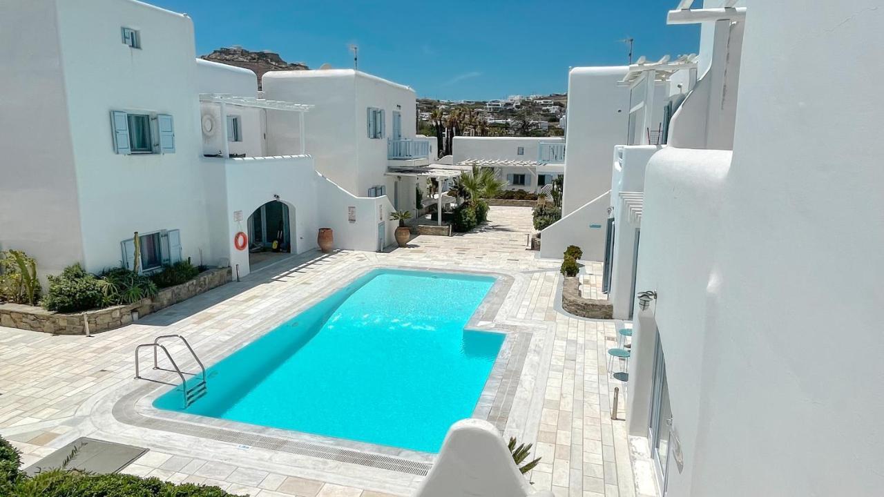 Blue Daisy House, Ornos, By Myconbay Mykonos Villa ภายนอก รูปภาพ