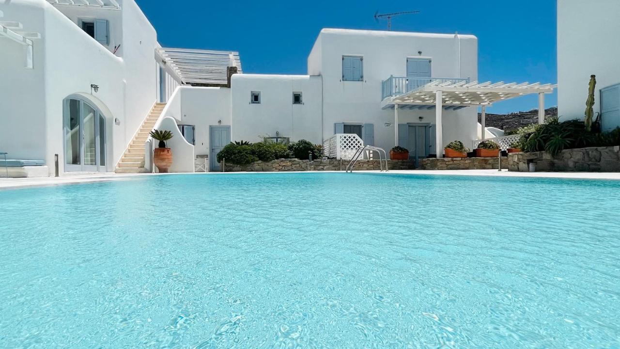Blue Daisy House, Ornos, By Myconbay Mykonos Villa ภายนอก รูปภาพ