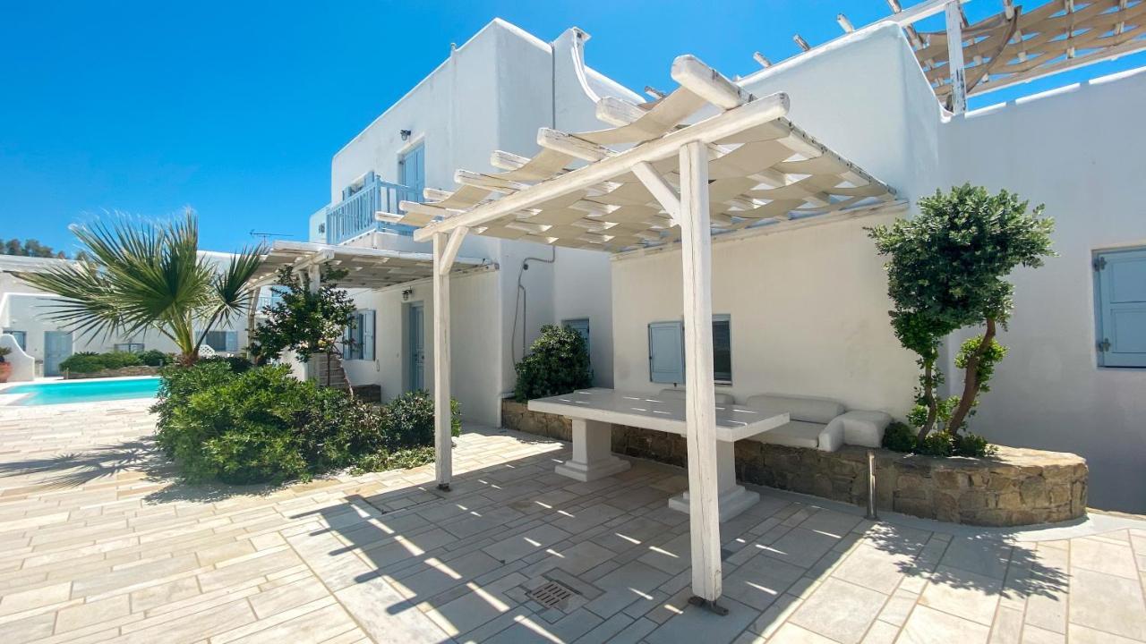 Blue Daisy House, Ornos, By Myconbay Mykonos Villa ภายนอก รูปภาพ